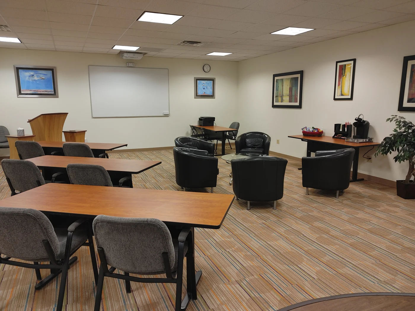 Coffee and break area